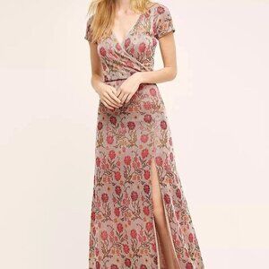 BNWT Anthropologie Posy Maxi Sweater Dress by Celia Prado Brazil XS